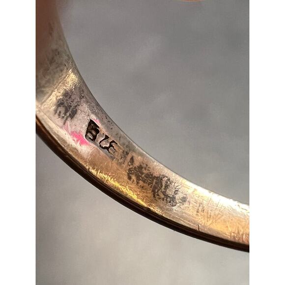 Vintage Helen Andrews peridot hugs and kisses Sterling silver ring size 6.5 - Picture 4 of 15